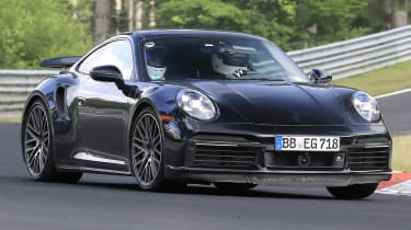 Hybrid Porsche 911 spy shot